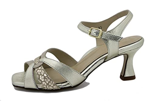 Sandale talon PieSanto femme platine anti fatigue pour pieds sensibles