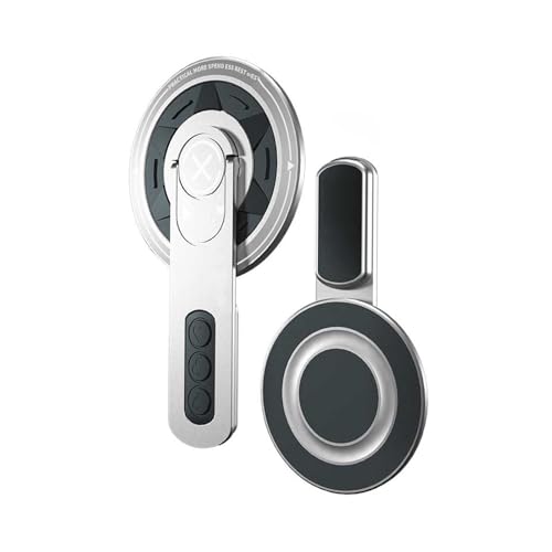 Premium Aluminum Magnet Phone Stand with 360 Rotation Adjustable Angles Multiple Device Phone Stand