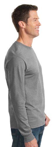 JERZEES Heavyweight Blend Long Sleeve Tee - Black L4