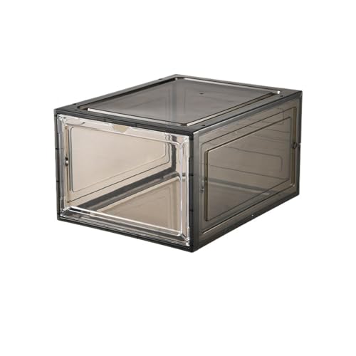 Caja de almacenamiento de zapatos transparente que soluciona la falta de espacio 2