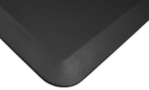 NewLife by GelPro Anti Fatigue Mat: Eco-Pro Foam Anti-Fatigue Comfort Mat - Standing Desk Pad - Professional Floor Mats for Commercial & Industrial Work - 24” x 96” Non Slip Ergonomic Mat - Black #1