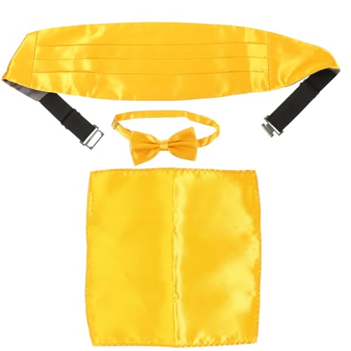 Set de Hombre: Cummerbund, Corbata y Pañuelo Elegantes