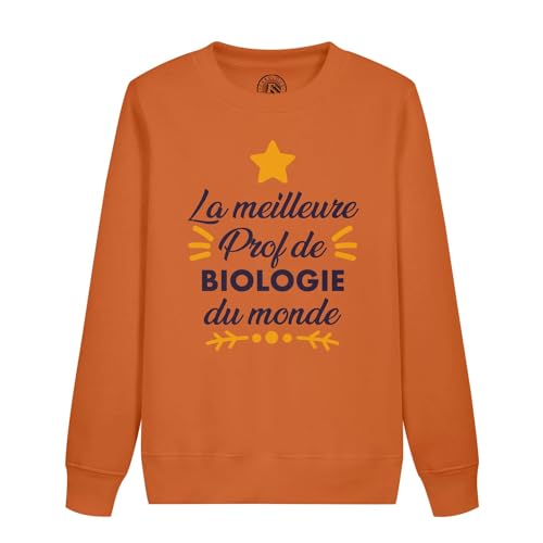 Sweatshirt Enfant Prof de Biologie pull école enseignant collège vêtement éducation