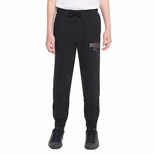 PUMA Youth Fleece Jogger Pant (as1, Alpha, m, Regular, Black)