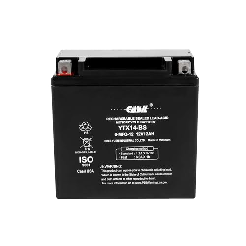 YTX14-BS Battery Replacement for Honda Pioneer 1000 2016-2018