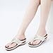 Ecetana Womens Sandals Platform Wedge: Comfortable Dressy Casual Summer Beach Shoes Slides Walking Flip Flops for Women
