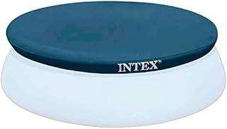 Intex 28020 Easy Pool Cover, PVC, Blue, 244 cm