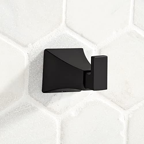 Signature Hardware 477019 Vilamonte Single Robe Hook - Matte Black