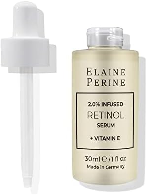 Retinol Serum - 2.0% Face Serum + Hyaluronic Acid 30ml - by Elaine Perine Made in Germany