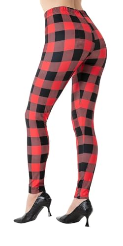 Ndoobiy Leggings estampadas básicas para exercícios de ioga, legg...