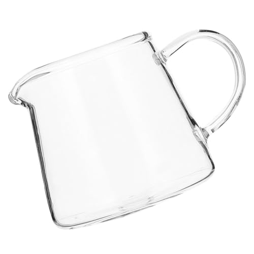 HOLIDYOYO Multi-function Drinking Cup Tea Mug Sauce Pitcher Glass Creamer Transparent