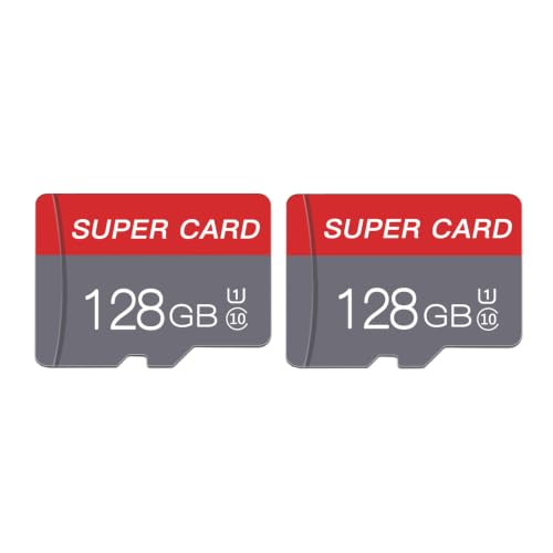 128GB Micro SD Card Class 10 Memory Cards Mini TF Card with Adapter for Smartphones/Tablet/Drone/Game Console(2-Pack)