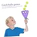 Milisten 1set Boys and Girls Catch Game Catch Launcher and and Indoor Activity for Boy Girl Develops Hand-Eye Coordination Great for Parties and Birthdays