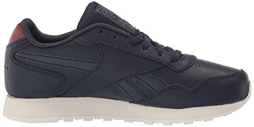 Reebok men's Reebok Classic Harman Run Sneaker, Vector Navy Mel/Boulder Brown/Chalk, 9 US - Thumbnail 6