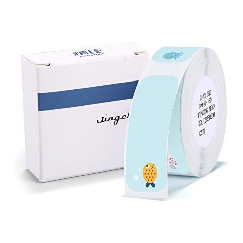 NiiMbot D11 Label Maker Paper Sticker (14×40mm Ocean Pattern) Cover