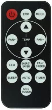 HCDZ Replacement Remote Control for Midea MAW12V1QWT MAW10V1QWT MAW08V1QWT CAMHE08B1 U-Shaped Inverter Window Air Conditioner