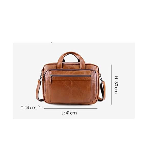 Men's Briefcases Laptop Bag Large Capacity Business Messenger Bags Office Male Tote Travel Handbag - Image 3
