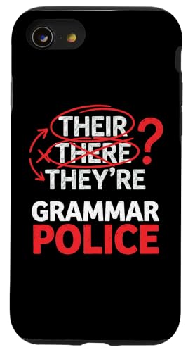 They There Theyre ���@ �x�@ �X�y�����C�e�B���O �X�}�z�P�[�X iPhone SE (2020) / 7 / 8 �p