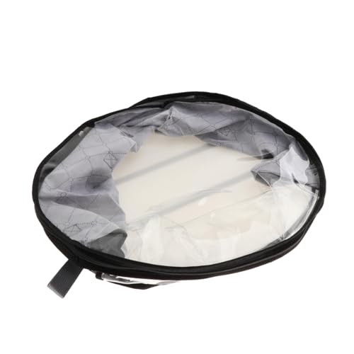 Tachiuwa Hat Box Clear Hat Organizer Bag Hat Organizer Box Hat Bag Cowboy Hat Organizer Holder Hat Travel Case, Gray