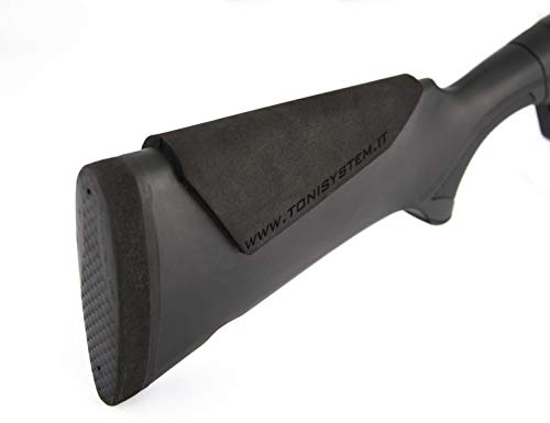 Toni system - Cheek Piece weich Schwarz für Jagdgewehr, Neopren, Soft Cheek pad for Shotgun (6mm) Cover