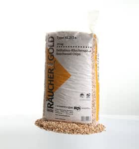 Räucherspäne Buche Grob 15kg - Räuchergold Rettenmaier KL 1/4