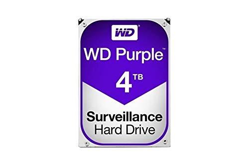 'wd40purz,, Per Hard Disk 3,5, SATA 6 GB/s, 4TB, 64 MB di cache, 24 X 7, ottimizzato per videosorveglianza