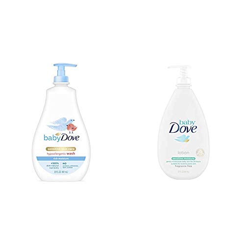 Baby Dove Tip to Toe Body Wash and Shampoo and Baby Dove Face and Body Lotion
