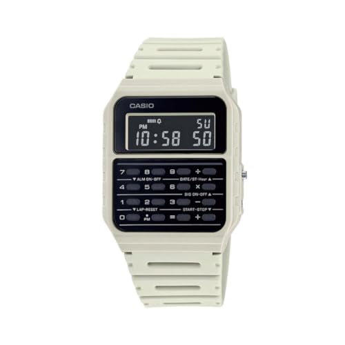 34mm Casio Data Bank Watch w/ 8-Digit Calculator & Resin Band (Grey) - image 1