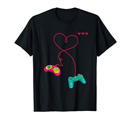 Joueurs Jeux Vidéo Amoureux - Couple Geek T-Shirt Cover