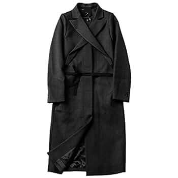 マルジェラ　レディース　コート Maison Margiela（メゾンマルジェラ）ステンカラーコート 黒
