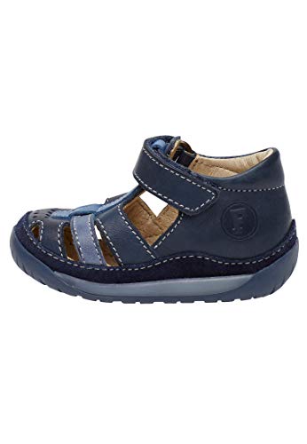 Sandales en nappa enfant Falcotto AVALON navy bleu clair chaussure été garçon