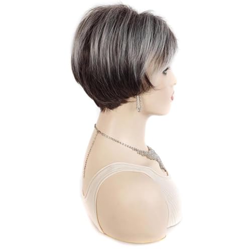 Perruques synthétiques superposées douces et moelleuses pour volume naturel