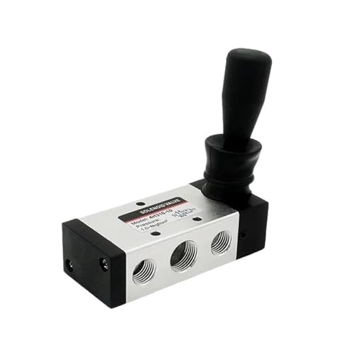 Vanne de commande 4H310-10 à levier avec commutation mécanique fluide 5/2 - 2