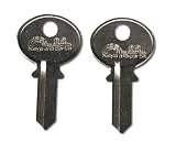 KH4 Pair (2) Replacement Keys – Cut to Code on 1000H Blank for Corbin/Corbin Russwin Cabinet Locks (Corbin Cabinet Lock/Kason) | KEYSALACARTE