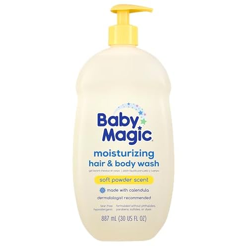 Baby Magic Moisturizing Hair & Body Wash | Specially Formulated for Baby’s Delicate Skin | Tear-Free | Calendula & Coconut | 30 fl oz.