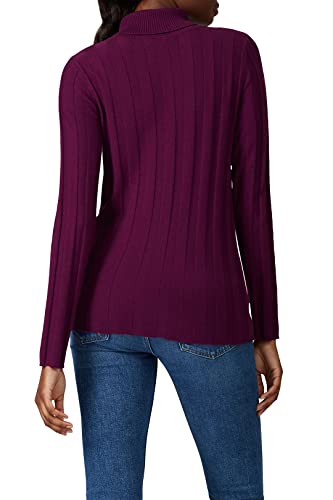 Image of Rent The Runway Pre-Loved Purple Ribbed Turtleneck