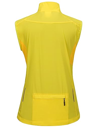 Little Donkey Andy Colete de ciclismo feminino refletivo para bicicleta, colete de vento, leve, resp