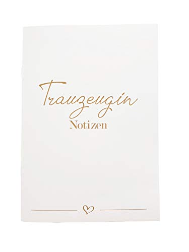 Planer für die Trauzeugin Notizen Gedanken Hochzeitsplanung Geschenk Hochzeit Cover