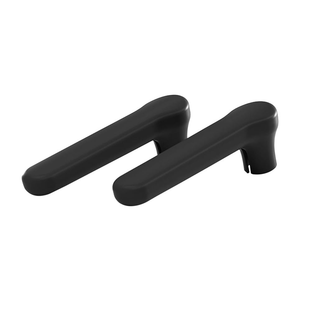 Tianshengqi Black 2 Pack Silicone Door Handle Cover Glossy Safety Protector Anti Collision