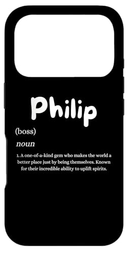 Philip Definition Personalized Name Custom Costume For Phil �X�}�z�P�[�X iPhone 17 Pro �p