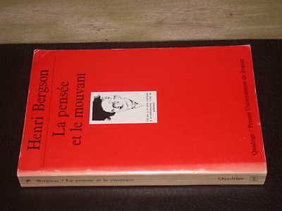 Pensee et le mouvant (la) 2130390382 Book Cover