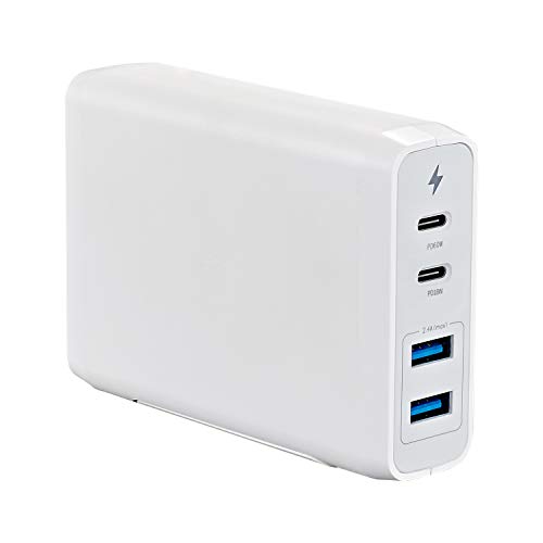 USB C Wall Charger 4-Port, with 60W & 18W USB C PD Power