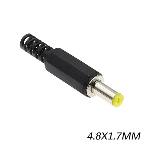 Adaptador de Corriente CC 4.8x1.7mm para Reparación de Cables con Conector Macho 2