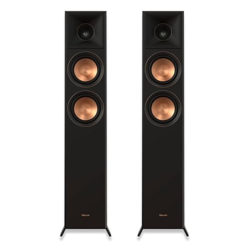 Klipsch RP-8000F II Dual 8' 600W 2.5-Way Floorstanding Speaker, Walnut, Pair