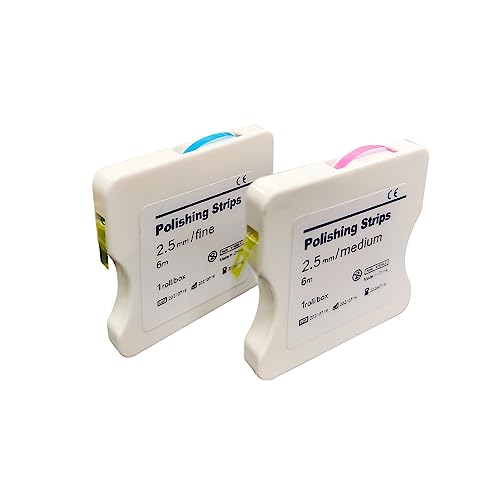 Image of 2Box Dental Polishing Strips, 2.5mm Tooth Interdental Resin Surface Sanding, Teeth Whitening Oral Care, Dental File for Teeth Dentist Tool