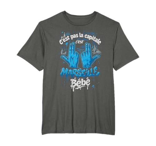 C'est Pas La Capitale C'est Marseille Bébé T-Shirt