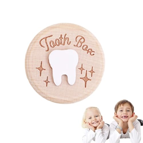 Regalo perfetto per bambini: Questa scatolina dentini da latte bambino è un'idea regalo ideale per la fatina dei denti, che entusiasma i più piccoli. Con il suo design retrò, i motivi carini e la lavorazione di alta qualità, è perfetta per compleanni, battesimi o come elemento decorativo nella cameretta
