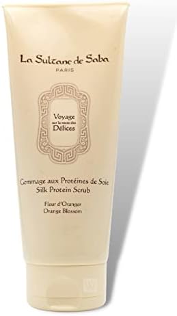 La Sultane de Saba - Silk Protein Scrub - Orange Blossom, 200ml - 6.8 Oz