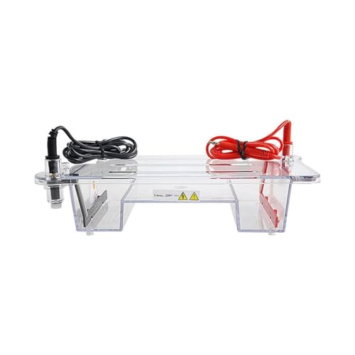 Réservoir d'électrophorèse horizontale en gel pour expérience biologique