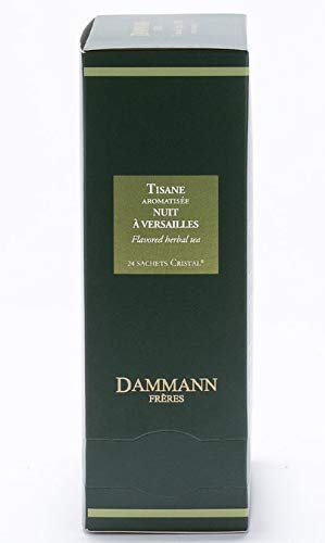DAMMANN FRERES - Nuit à Versailles - 24 wrapped crystal envelopped tea bags